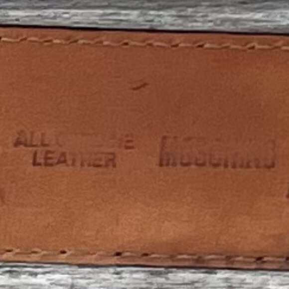 ❤️Moschino Black Leather Belt with Red Heart main image 5